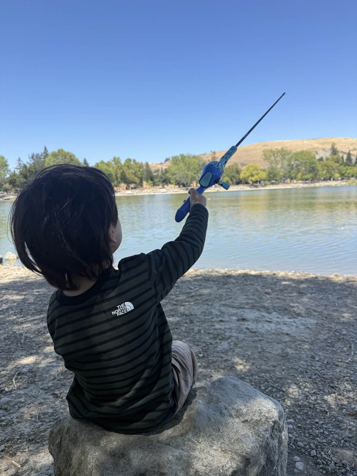 Summer fishing day